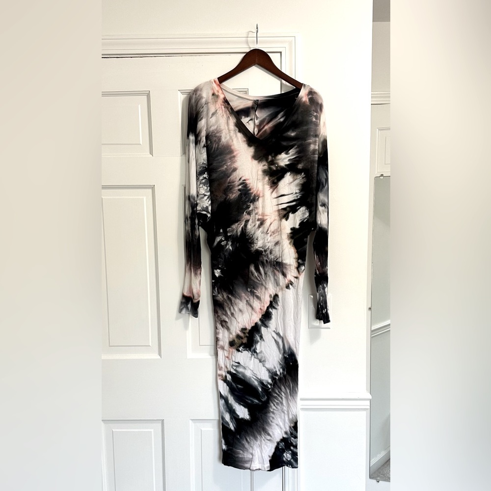 Brightly Twisted long dress size M/L multi colored